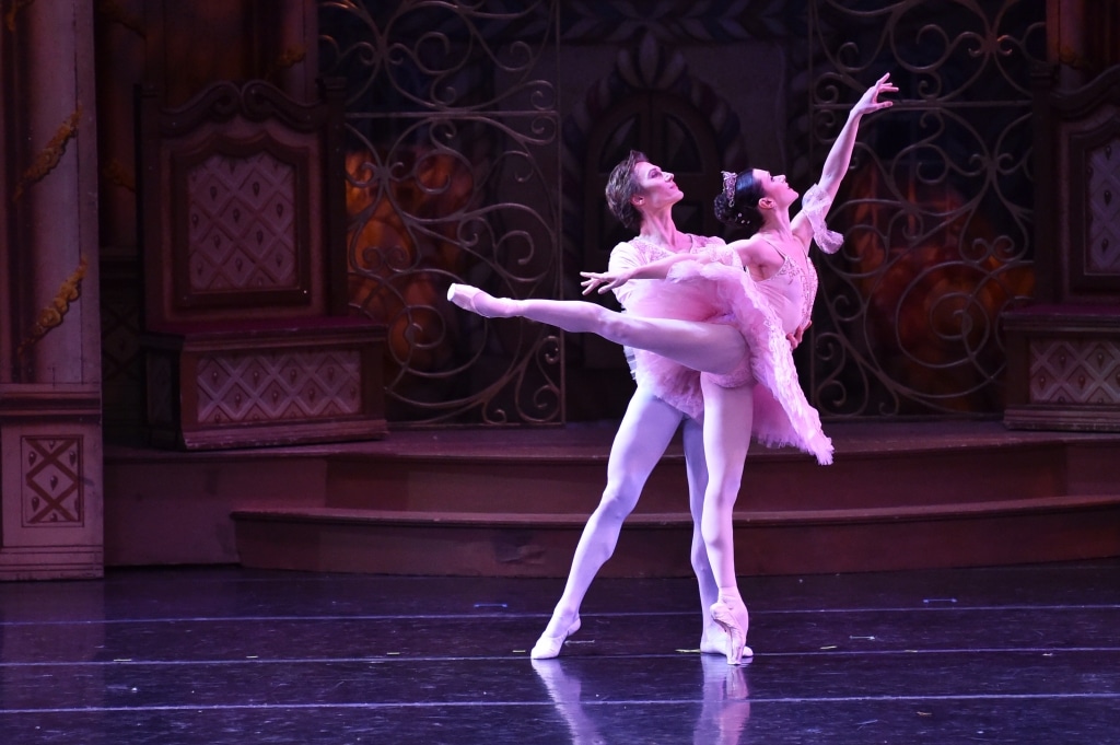 Irina and Maxim performing in last year's Festival Ballet Theatre Nutcracker. Photo by Dave Friedman
