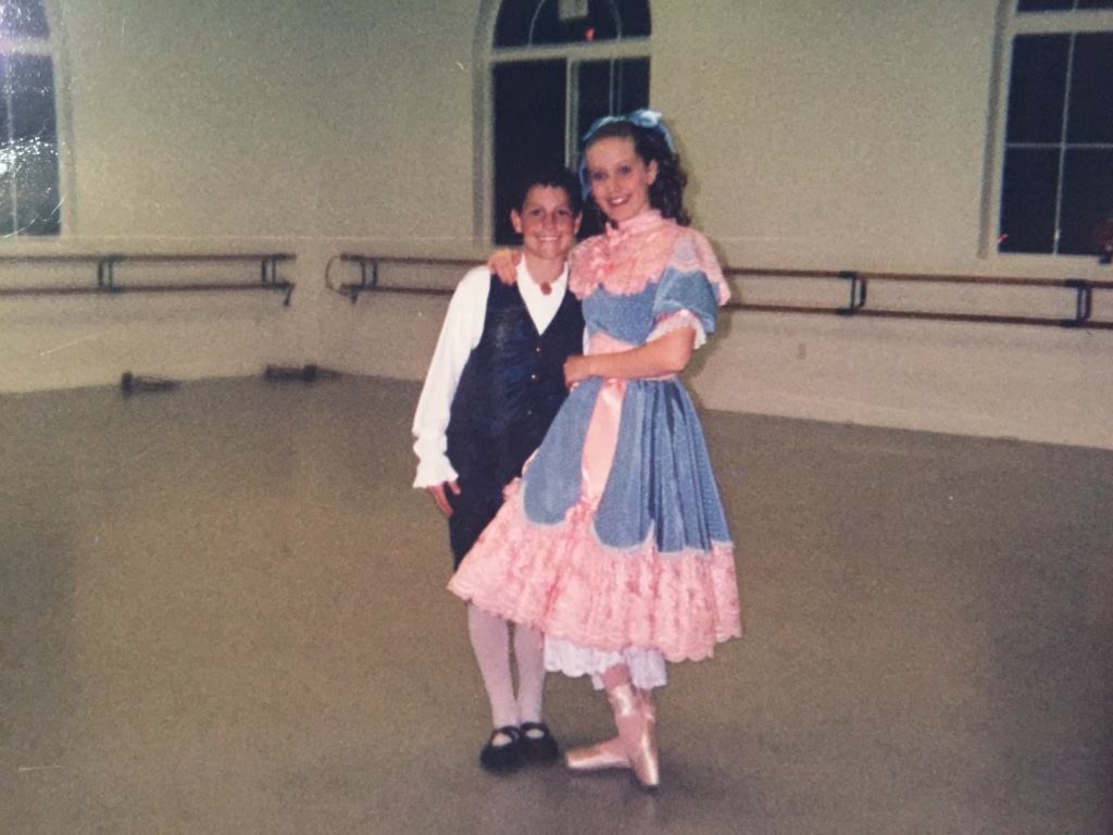 Young Evan Strand as Fritz in Festival Ballet Theatre's Nutcracker